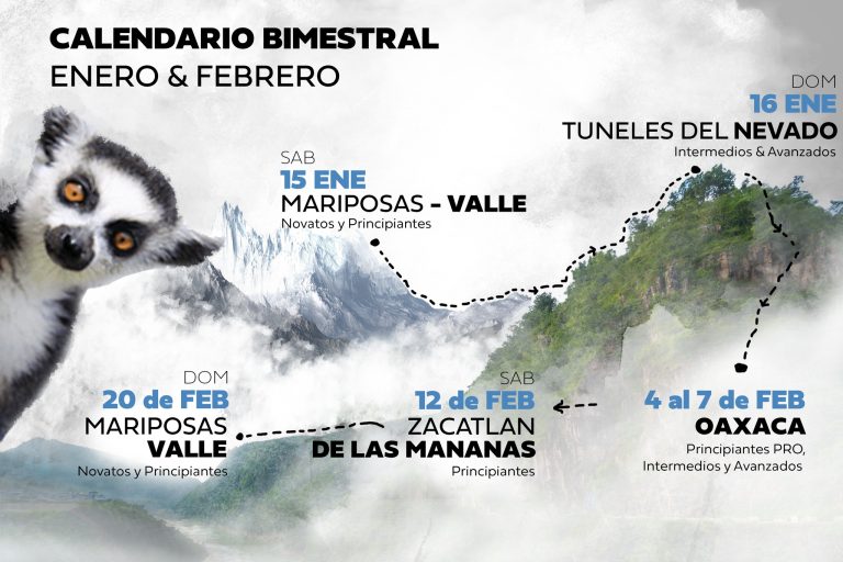 Calendario Tours de Bici de Montaña Mexico